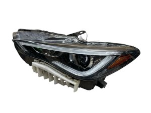 2017-2022 INFINITI Q60 LED Headlight Assembly - Front, Left (Driver) (Used OEM)