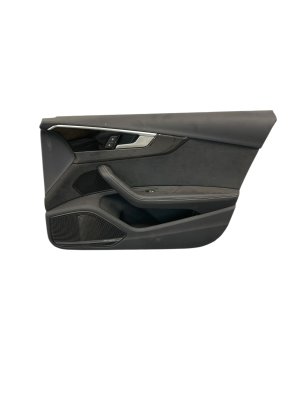 2017-2024 Audi A4 Black Door Interior Trim Panel - Front, Right (Passenger) (Used OEM)