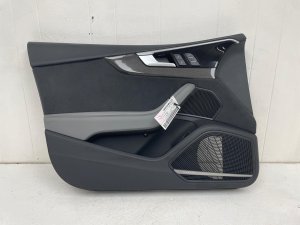 2018-2024 Audi A5 Black Door Interior Trim Panel - Front, Left (Driver) (Used OEM)
