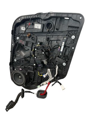 2024-2025 Hyundai Santa Fe Power Window Regulator Carrier Panel - Rear, Left (Driver) (Used OEM)