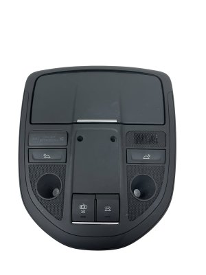 2019-2023 Genesis G70 Black Overhead Roof Console with Dome Light - Front (Used OEM)