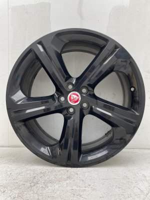 2017-2021 Jaguar F-Pace Black 20x8.5 5-Spoke Alloy Wheel (Used OEM)
