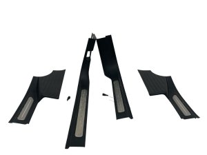 2018-2024 Lincoln Navigator Illuminated Door Sill Plate Trim Cover Set - Front (Used OEM)