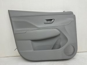 2024-2025 Hyundai Kona Gray Door Interior Trim Panel - Front, Left (Driver) (Used OEM)