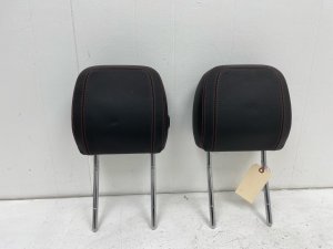 2017-2020 Jaguar F-Pace Black Seat Leather Headrest Set - Front, Right (Passenger) (Used OEM)