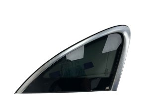2015-2025 Porsche Macan Quarter Glass with Chrome Trim - Rear, Left (Driver) (Used OEM)