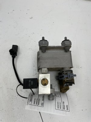 2015-2018 Porsche Cayenne Battery Cooler Heat Exchanger Pump - Right (Passenger) (Used OEM)