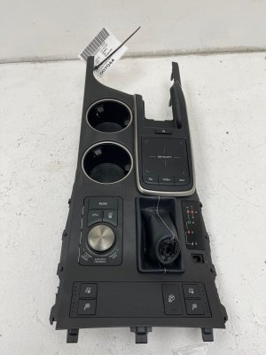 2015-2019 Lexus RC F Center Console Upper Trim Cover Bezel with Cupholder - Front (Used OEM)