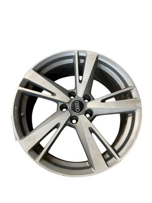 2017-2020 Audi RS3 Gray 19x8 5-Split Spoke Machined Alloy Wheel (Used OEM)