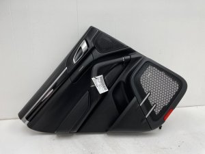 2011-2018 Porsche Cayenne Black Door Interior Trim Panel - Rear, Left (Driver) (Used OEM)