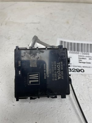 2022-2025 Lexus NX350h Windshield Wiper Relay Control Module (Used OEM)
