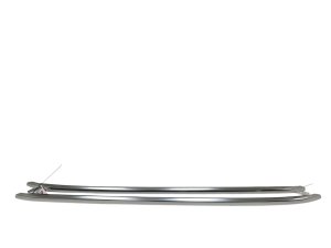 2017-2020 Bentley Bentayga Silver Satin Chrome Roof Luggage Rack Rail Set (Used OEM)