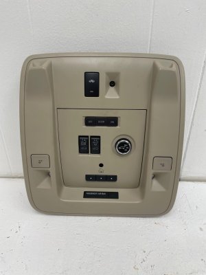 2015-2020 GMC Yukon XL Overhead Console Panel with Sunroof Controls (Used OEM)