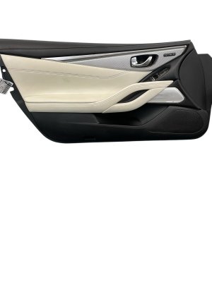 2017-2022 INFINITI Q60 Gallery White Door Interior Trim Panel - Front, Left (Driver) (Used OEM)