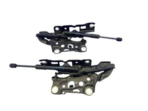 2017-2023 BMW 528i Hood Hinge Bracket and Shock Strut Set - Front, Right (Passenger) (Used OEM)