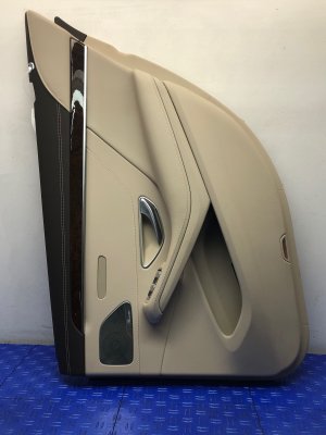 2014-2017 Mercedes-Benz S320 Beige Door Interior Trim Panel with Premium Audio - Rear, Right (Passenger) (Used OEM)