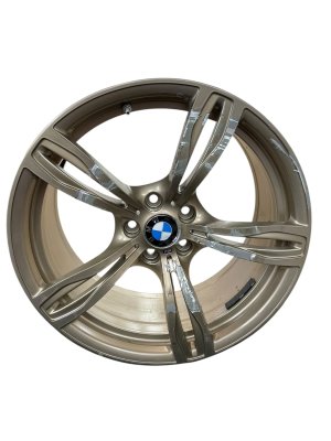 2012-2019 BMW M6 20x9.5 5 Double-Spoke Polished Alloy Wheel (Used OEM)