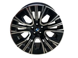 2025-2026 BMW X3 Black 20x9 5 Triple-Spoke Painted Black Alloy Wheel - Front (Used OEM)