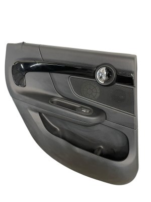 2017-2024 Mini Cooper Countryman Black Door Interior Trim Panel - Rear, Left (Driver) (Used OEM)