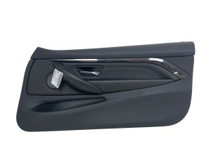 2015-2020 BMW M4 Black Door Interior Trim Panel - Front, Right (Passenger) (Used OEM)