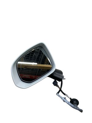 2018-2023 Volvo XC90 White Door/Side View Mirror - Front, Left (Driver) (Used OEM)