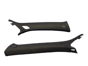 2015-2020 Audi S3 Black A-Pillar Trim Cover Panels - Front (Used OEM)