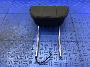 2014-2020 Mercedes-Benz S320 Black Seat Leather Headrest - Rear, Left (Driver) (Used OEM)