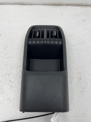 2024-2026 Hyundai Kona Black Front Center Console Upper Charging Station Trim - Rear (Used OEM)