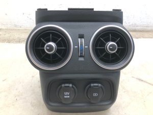 2018-2023 Kia Stinger Console Air Vent with USB Charger Cover - Rear (Used OEM)