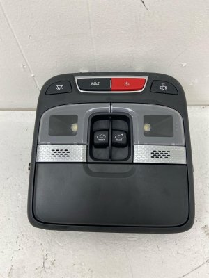 2023-2025 Kia Telluride Overhead Roof Console with Dome Light and Dual Sunroof - Front (Used OEM)
