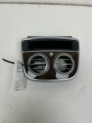 2014-2020 Mercedes-Benz S320 Brown Center Console AC Air Vent Trim - Rear (Used OEM)