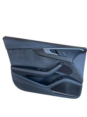 2017-2024 Audi A4 Black Door Interior Trim Panel - Front, Left (Driver) (Used OEM)