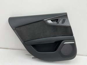 2013-2018 Audi S7 Black Door Interior Trim Panel - Rear, Left (Driver) (Used OEM)