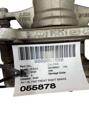 2025 Kia K4 Disc Brake Caliper - Front, Right (Passenger) (Used OEM)