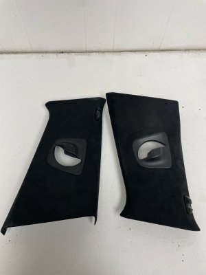 2018-2023 BMW M5 Black Upper B-Pillar Trim Panel Cover Set (Used OEM)