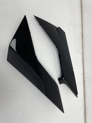 2014-2021 BMW i3 Deka Dark A-Pillar Lower Garnish Trim Cover Panel Set (Used OEM)