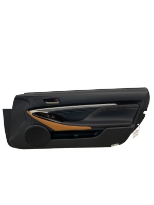 2019-2020 Lexus RC300 Black Door Interior Trim Panel - Front, Right (Passenger) (Used OEM)
