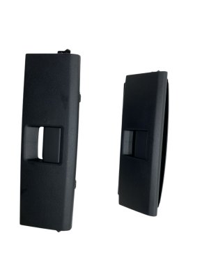 2012-2018 Audi A6 Black Under Seat Storage Compartment Bin Set (Used OEM)