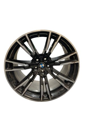 2018-2023 BMW M5 Black 20x10.5 Style 706M Machined Face Rear Alloy Wheel (Used OEM)