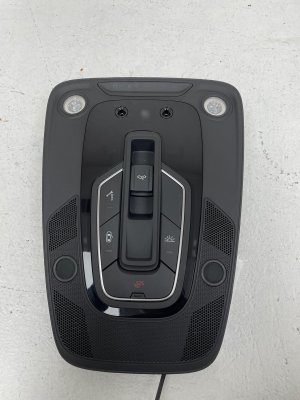 2019-2024 Audi A6 Overhead Console with Dome Light - Front (Used OEM)