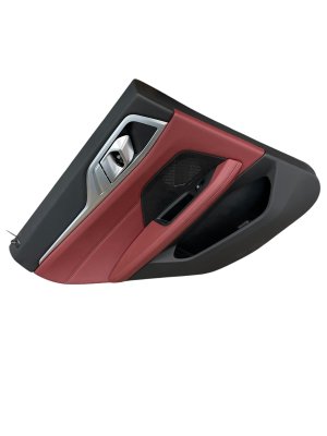 2022-2025 BMW 435i Red Door Interior Trim Panel - Rear, Left (Driver) (Used OEM)