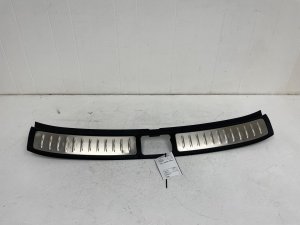 2021-2025 Genesis GV80 Trunk Sill Plate Latch Cover Trim Panel - Rear (Used OEM)