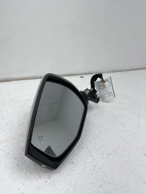 2023-2025 Kia Sportage Wolf Gray Power Heated Blind Spot Door/Side View Mirror with Camera and Signal Lamp - Front, Left (Driver) (Used OEM)