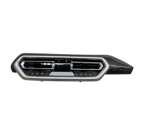 2022-2024 BMW X3 Center and Outer Dashboard Air Vent Trim Panel Set with Climate Controls (Used OEM)
