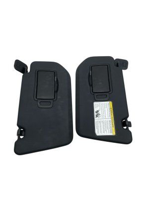 2022-2025 Mitsubishi Outlander Black Illuminated Sliding Sun Visor Set - Front, Left (Driver) (Used OEM)