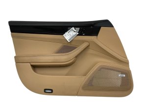 2017-2023 Porsche Panamera Beige Door Interior Trim Panel - Front, Left (Driver) (Used OEM)