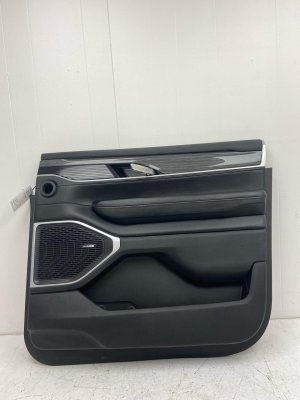 2022-2023 Jeep Wagoneer Black Door Interior Trim Panel - Front, Right (Passenger) (Used OEM)