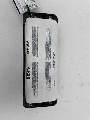 2017-2020 Audi A3 Black w/ Crescendo Red Stitching Dashboard Air Bag Assembly - Front (Used OEM)