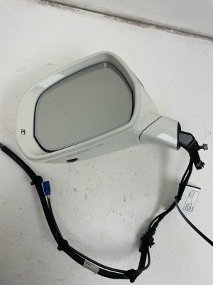 2017-2020 Bentley Bentayga White Door/Side View Mirror - Front, Right (Passenger) (Used OEM)