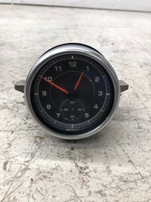 2011-2018 Porsche Cayenne Center Dash Analog Clock Stopwatch Compass (Used OEM)